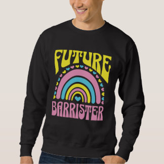 Future Barrister Bright Retro Rainbow Barristers T Trui