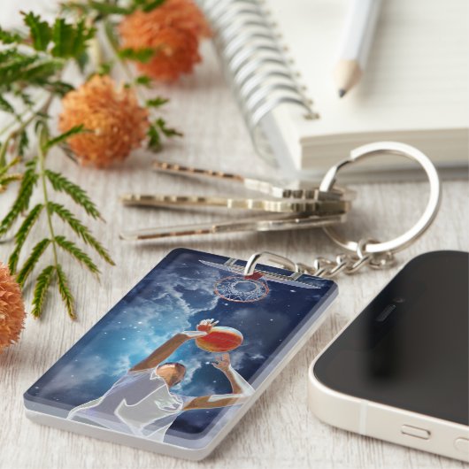 Future Basketball All-Star Drawstring Bag Sleutelhanger (Voorkant Rechts)