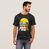 Future Basketball Pro Match Team Player Coach T-shirt (Voorkant volledig)