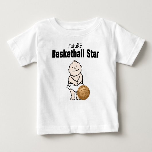 Future Basketball Star Baby Boy T-shirt (Voorkant)
