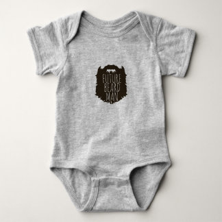FUTURE BEARD MAN BESTSELLING HIPSTER BABY SHOWER ROMPER