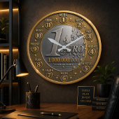 Future Billionaire Euro Coin  Grote Klok