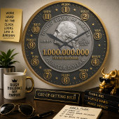 Future Billionaire Mindset Millionaire Grote Klok