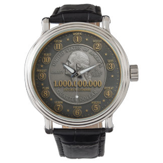 Future Billionaire Mindset Millionaire Horloge