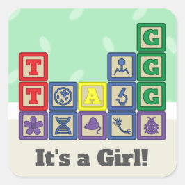 Future Biologist's Blocks Aankondiging Sticker