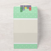 Future Biologist's Blocks All-in-One uitnodiging (Buitenkant)