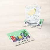 Future Biologist's Blocks Papieren Onderzetters (Insitu)