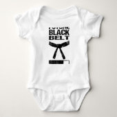 Future Black Belt loading for Martial Arts Kids Romper (Voorkant)