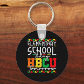 Future Black College Elementary School Today Hbcu Sleutelhanger (Voorkant)