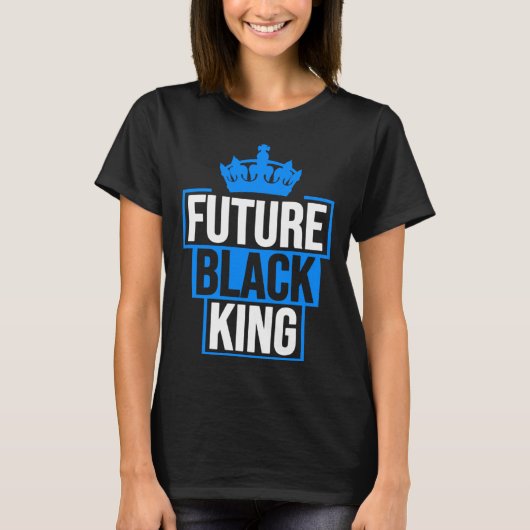 Future Black King African American Black Empowerme T-shirt (Voorkant)