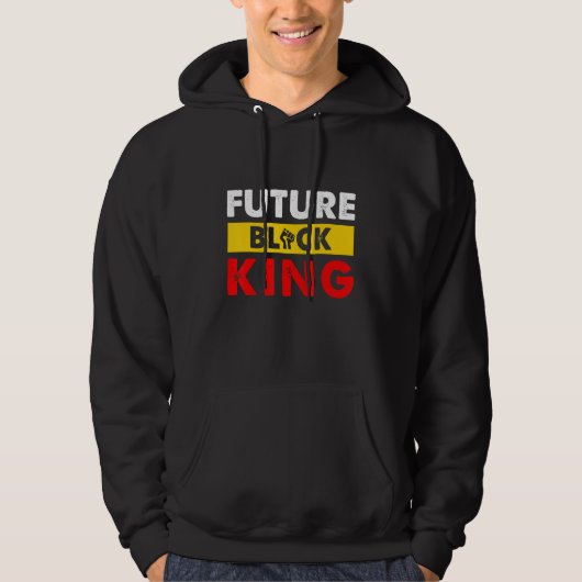 Future Black King Celebration Proud BLM Melanin Pr Hoodie (Voorkant)