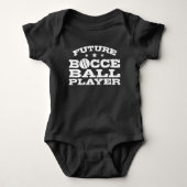 Future Bocce Ball Player Baby Bodysuit (Voorkant)