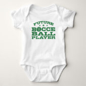 Future Bocce Ball Player Romper (Voorkant)