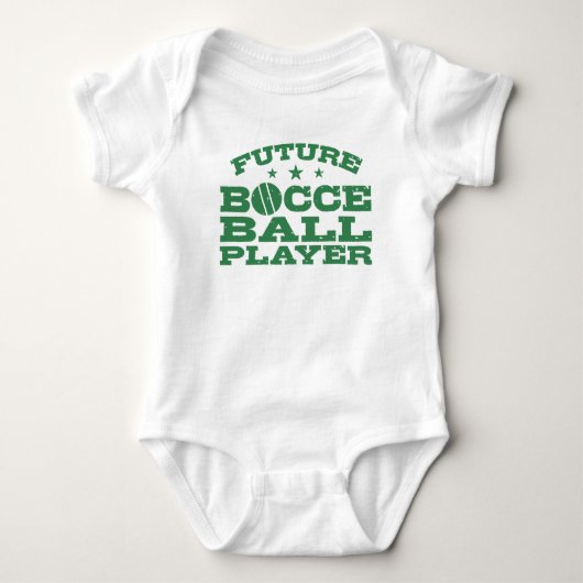 Future Bocce Ball Player Romper (Voorkant)