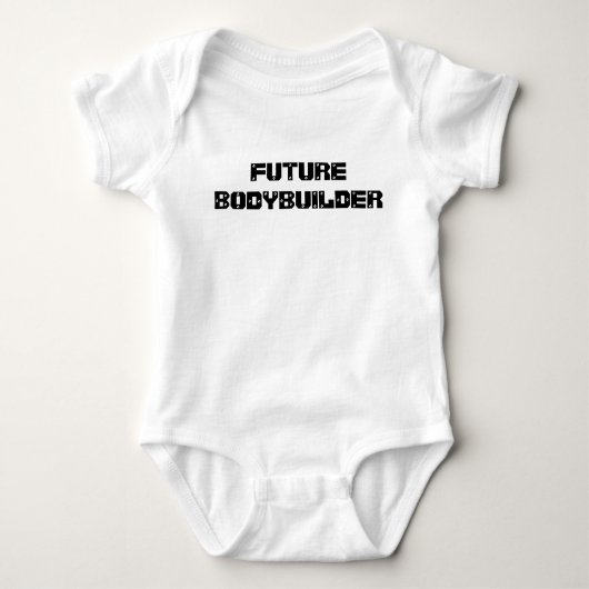 Future Bodybuilder baby tshirt (Voorkant)