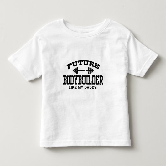 Future Bodybuilder Kinder Shirts (Voorkant)