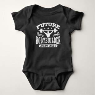 Future Bodybuilder zoals mijn oom Baby Bodysuit