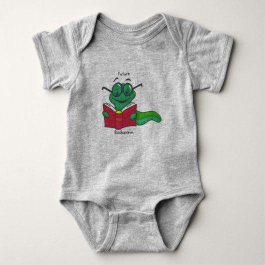 Future Bookworm Baby Bodysuit (Voorkant)