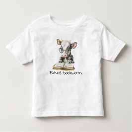 Future Bookworm Koe Reading Baby Kinder Shirts