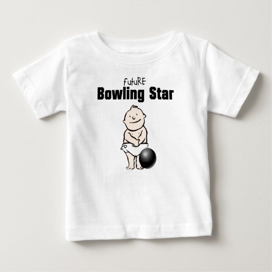Future Bowling Star Baby Boy T-shirts (Voorkant)