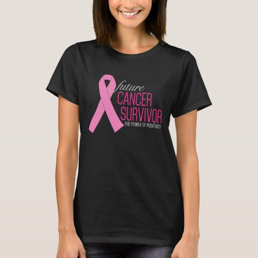 Future Cancer Survivor - T-shirt voor bewustwordin (Voorkant)