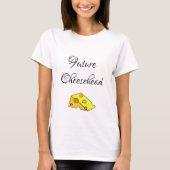 Future Cheese Head Wisconsin Zwangerschaps shirt (Voorkant)
