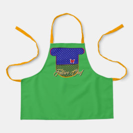 Future Chef Kinder Groen Schort