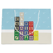 Future Chemist's Blocks Gift Bag Groot Cadeauzakje (Voorkant)