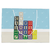 Future Chemist's Blocks Gift Bag Groot Cadeauzakje (Achterkant)