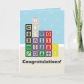 Future Chemist's Blocks Greeting Card Kaart (Voorkant)