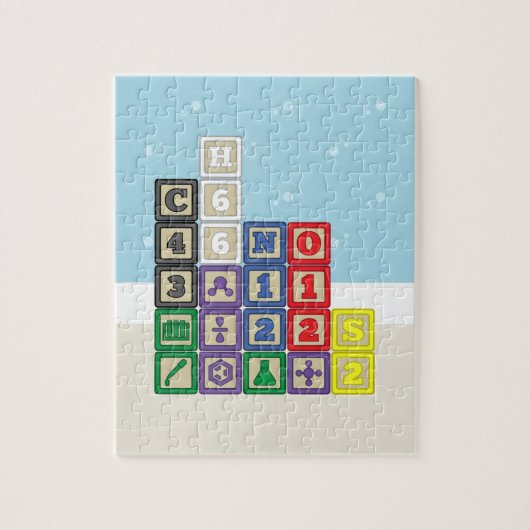 Future Chemist's Blocks puzzel Legpuzzel (Verticaal)