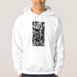 Future city seen from above hoodie