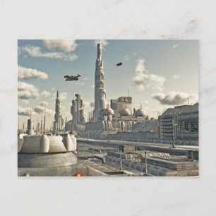 Future City Streets Briefkaart