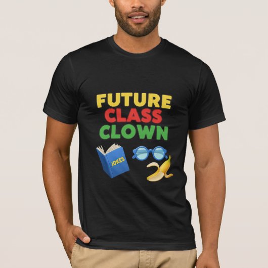 Future Class Clown Funny Student Design T-shirt (Voorkant)