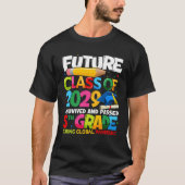 Future Class Of 2029 I Survived Passed 5th Grade G T-shirt (Voorkant)