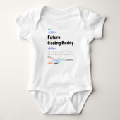 Future Coding Buddy Schattige Ontwikkelaar Romper (Voorkant)