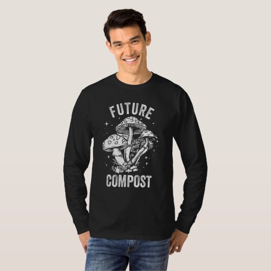 Future Compost Expert Composter Composting Worms T-shirt (Voorkant volledig)