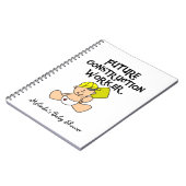 Future Construction Worker Custom Notebook Notitieboek (Linkerzijde)