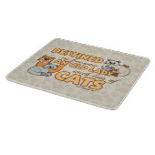 Future Crazy Cat Lady Funny Gezegde Kitchen Snijplank (Hoek)