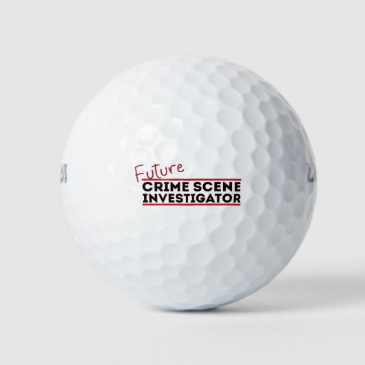 Future Crime Scene Investigator Golfballen (Voorkant)