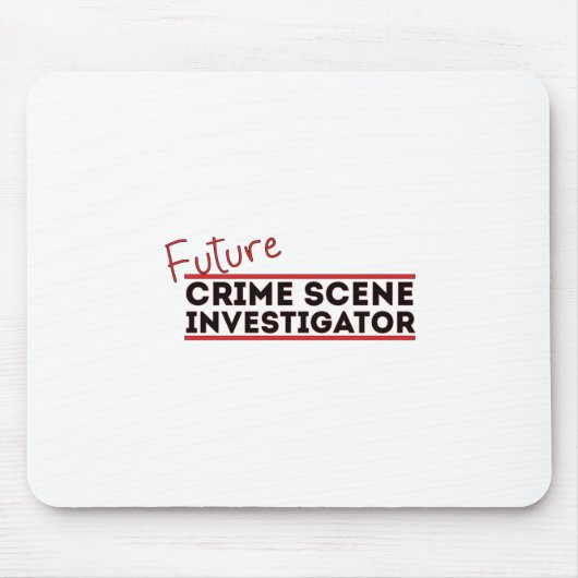 Future Crime Scene Investigator Muismat (Voorkant)