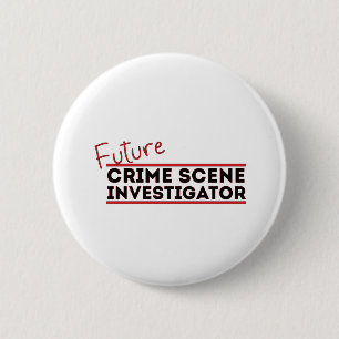 Future Crime Scene Investigator Ronde Button 5,7 Cm
