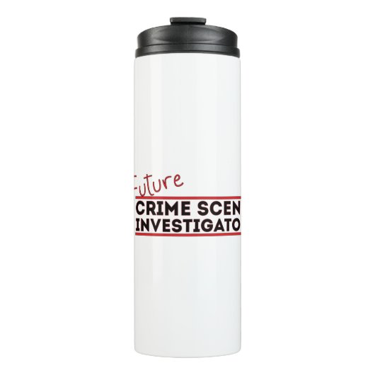 Future Crime Scene Investigator Thermosbeker (Voorkant)