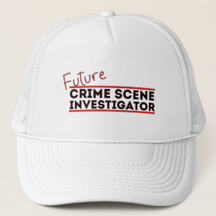 Future Crime Scene Investigator Trucker Pet
