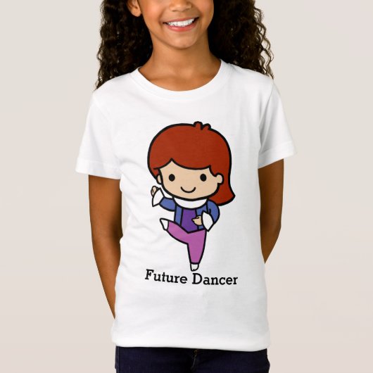 Future Cute Dancer, jazz / ballet T-shirt (Voorkant)