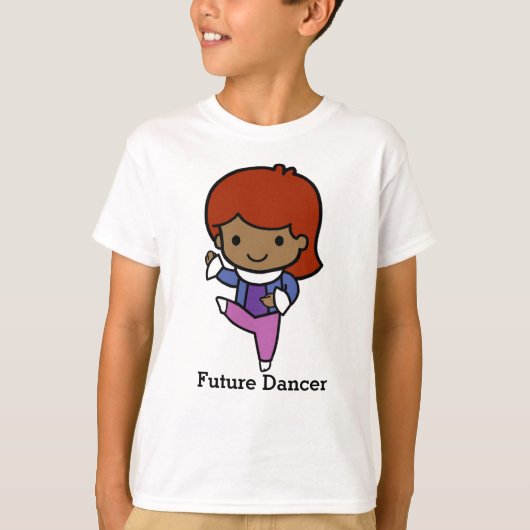 Future Cute Dancer, jazz / ballet T-shirt (Voorkant)