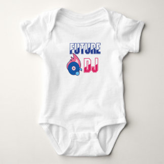 Future D.J. Baby unisex jongen meisje deejay roze Romper