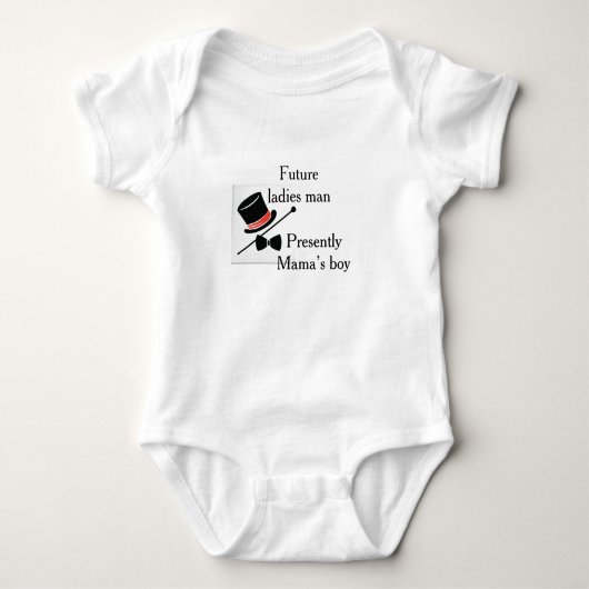 "Future Damage Man" Baby T-Shirt (Voorkant)