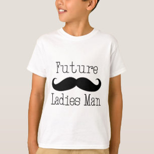Future Dames Man Mustache T-shirt