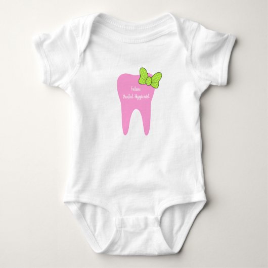 "Future Dental Hygienist"-Baby Romper (Voorkant)